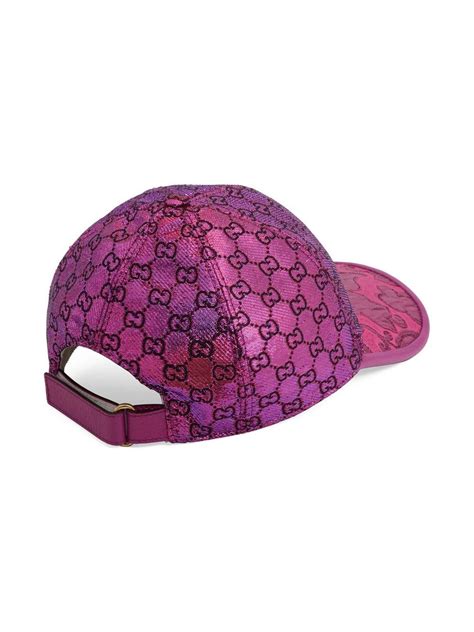 purple gucci hat